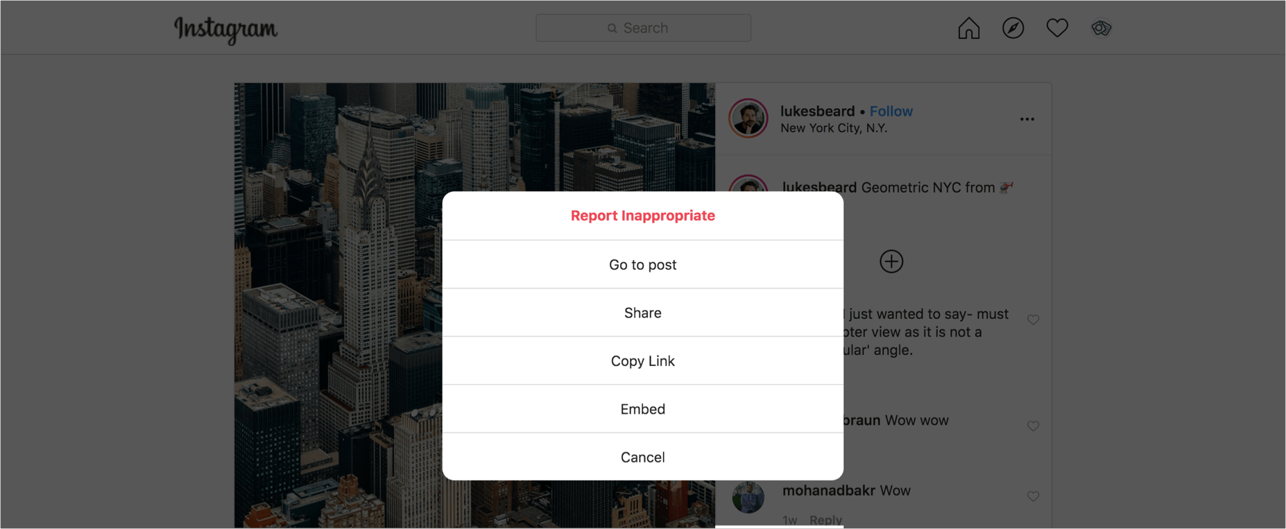 embedding instagram wordpress other